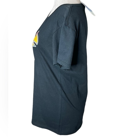 Kansas Jayhawks Glitzy Icon Officially Licensed Short Sleeve T-Shirt Women’s M - Picture 7 of 12